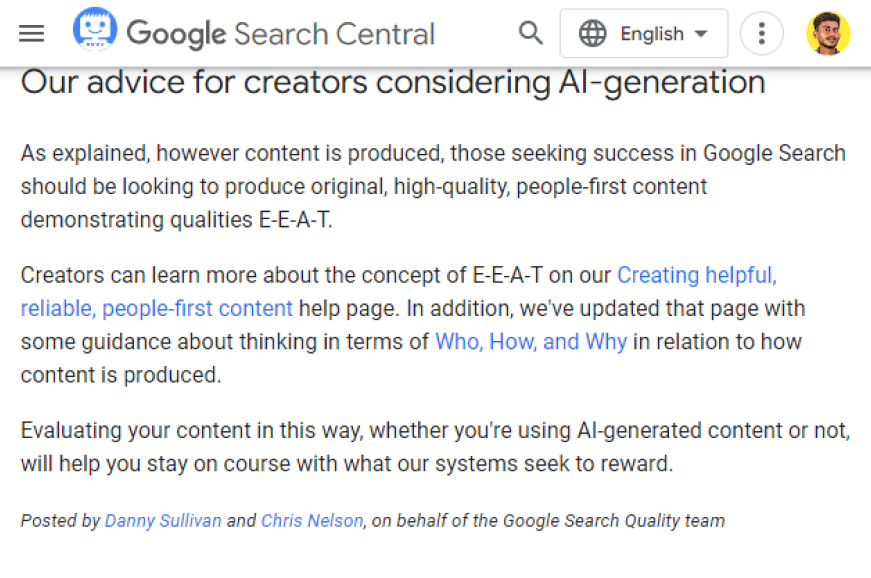 Will Google remove AI-generated content?
